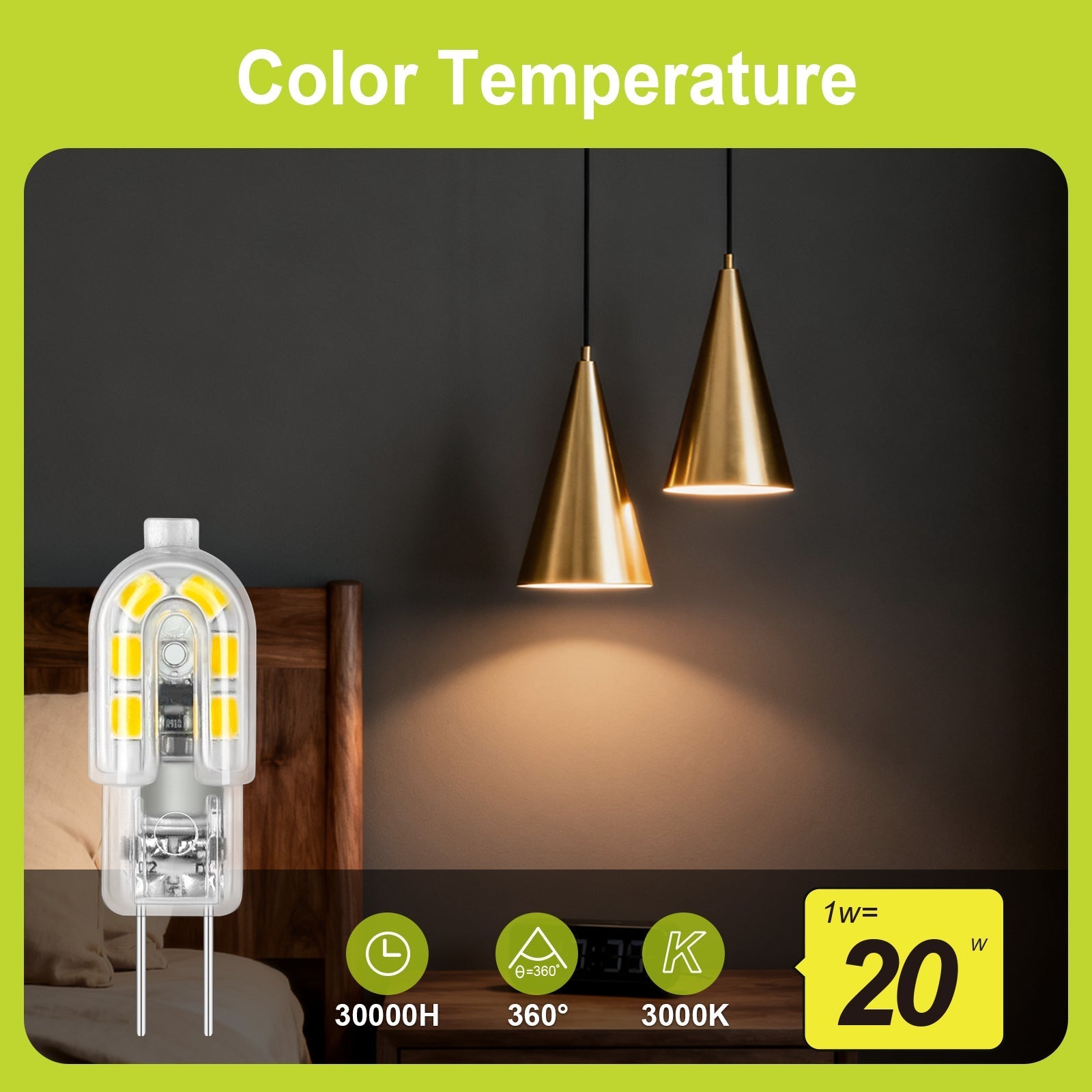 1W G4 LED Bulb – Smart Energy Saving Mini Lighting Solution – GY STORE