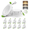 GY IP44 Waterproof Recessed LED Downlight 3-Color CCT
