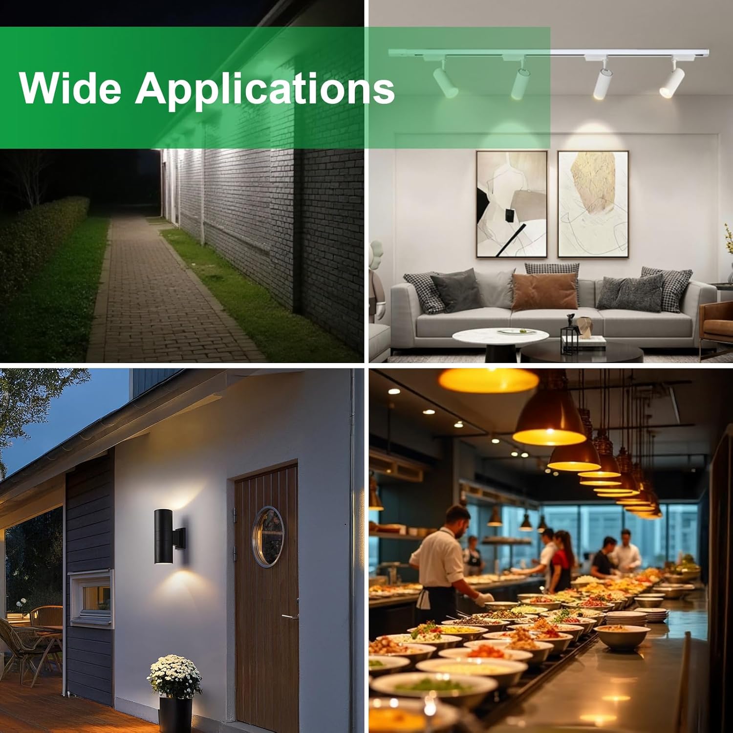 GY GU10 LED Lampe 9W 1420 Lumen – ersetzt 125W Halogen, IP44 wasserdicht, Langhals-Design, für Innen- und Außenbereich,Energieeffizienzklasse B