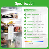 GY_LED_E14_4.9W_908lm_Specification
