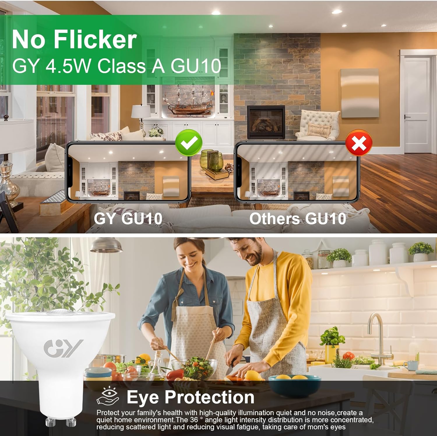 GY_LED_GU10_4.5W_805lm_Eye_Protection