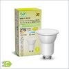 GY Efficient MR11 ECO GU10 LED bulb 4000K/2700K 4-pack with 275 lumen and energy saving packaging