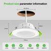 GY IP44 Waterproof Recessed LED Downlight 4.5W 3-Color CCT