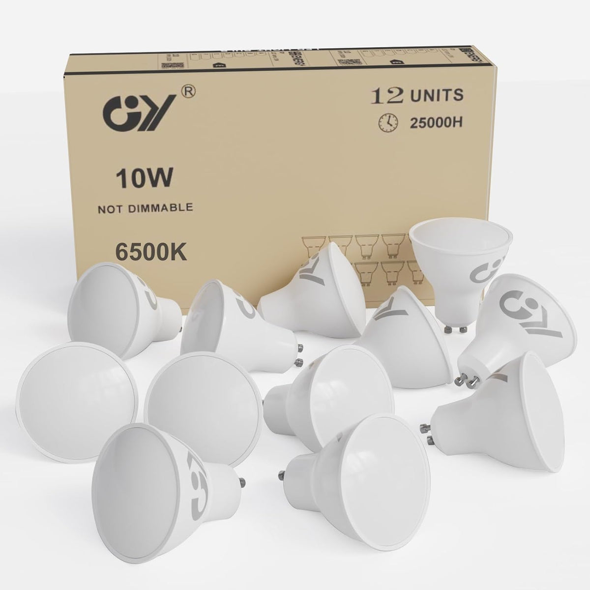 GY GU10 LED 120° Lamp | 10W, 1100 Lumens