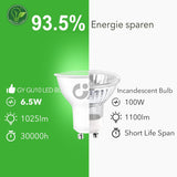 GY GU10 LED-Lampe | 6,5 W, 1025 Lumen [Energieklasse B]